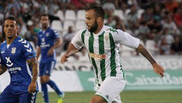 Edu Ramos debutó con el Málaga a los 17 años. Ahora está en Córdoba.