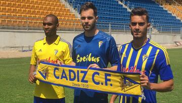 El Cádiz presenta a Luiz Ruiz, Jesús Fernández y Rafidine