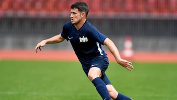 Adrián Guerrero, durante un partido del FC Zurich en Suiza.