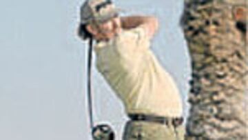 Miguel Angel Jiménez, ayer.