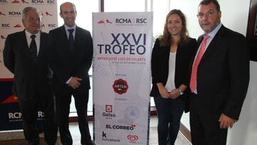 Presentación del trofeo vizcaíno