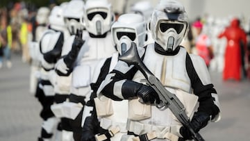 Spaniards dress up for a Star Wars convention in Valencia, Spain.