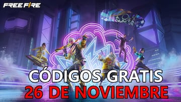Free Fire | Códigos de hoy domingo 26 de noviembre de 2023: recompensas gratis