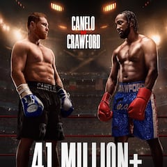 Canelo - Crawford, muy lejos del rating de la pelea Tyson - Paul