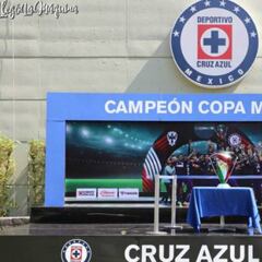 Cruz Azul presume la Copa MX en sus instalaciones de La Noria