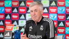 Everything Carlo had to say ahead of the midweek game against Girona. He spoke about injuries, the table, and the surface at the Bernabéu.