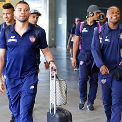 Junior ya está en Curitiba y espera la final de Copa