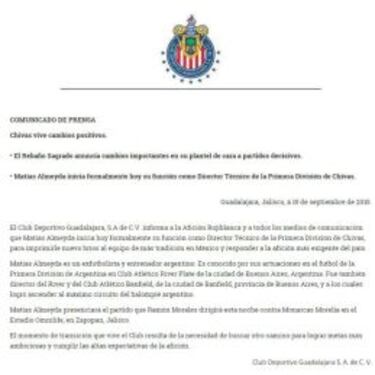 Matías Almeyda es el nuevo pastor del Rebaño Sagrado