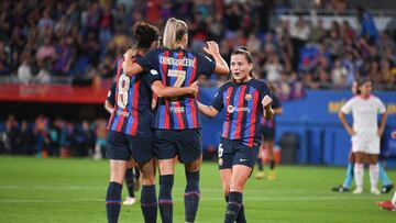 01/10/22 FU5TBOL FEMENINO 
PARTIDO LIGA F LIGAF JORNADA 4 
BARCELONA - MADRID CFF 
ALEGRIA GOL ANA MARIA CRNOGORCEVIC