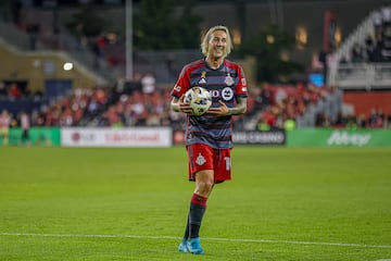 Federico Bernardeschi, del Toronto FC, en el partido frente a los NY Red Bulls en el BMO Field.