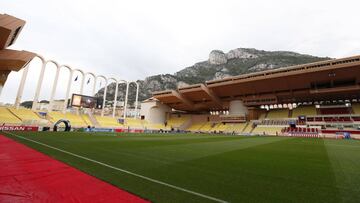 El Louis II, escenario del Mónaco-Atlético de Champions.