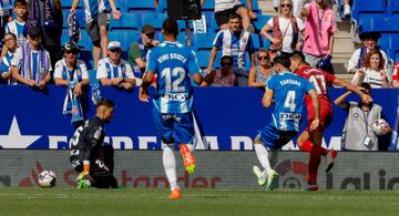 Una imagen del 0-1 del Sevilla al Espanyol, el pasado sábado.