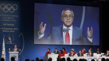 Alejandro Blanco durante su discurso.