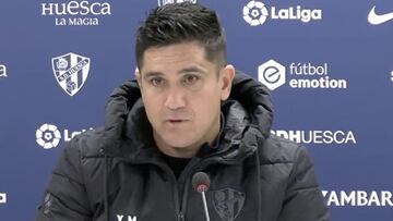 Xisco: "En El Alcoraz tenemos números de descenso"