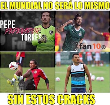 Los memes de la convocatoria de la Selección Mexicana