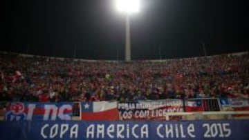 Los hinchas sintieron el golpe del empate de la Roja.