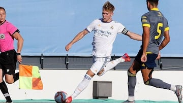 Sergio Santos, con el Castilla.