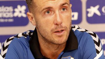 Paco Montañés, jugador del Tenerife.