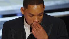 Will Smith pauses as he accepts the Oscar for Best Actor in &quot;King Richard&quot; at the 94th Academy Awards in Hollywood, Los Angeles, California, U.S., March 27, 2022. REUTERS/Brian Snyder