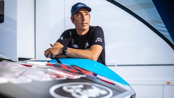 Nani Roma, con el Ford del Dakar.