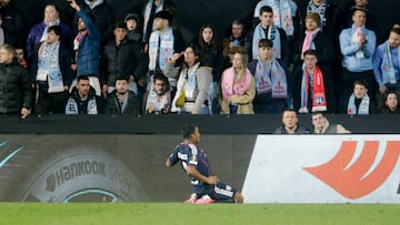 Real Madrid loanee Endrick strikes late on to earn Lyon a draw away to 10-man Celta, who had Borja Iglesias sent off.