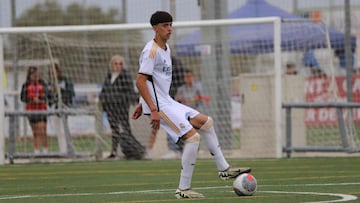 Leo Lemaitre, central de la cantera del Real Madrid.