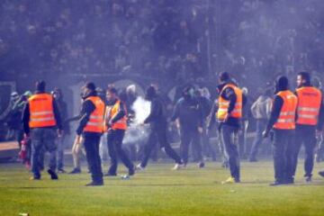 Suspendido el Panathinaikos-Olympiacos antes de empezar