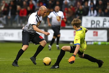 Zinedine Zidane en acción.