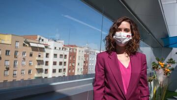 MADRID, SPAIN - 2023/03/29: The President of the Community of Madrid, Isabel Diaz Ayuso, visits the new Oncology and Advanced Therapies Hospital of the Gregorio Marañon University General Public Hospital in Madrid. It is an eight-story building of more than 18,000 square meters focused on the care of this type of patients, with an investment of more than 33 million euros in state-of-the-art facilities and technology. (Photo by Atilano Garcia/SOPA Images/LightRocket via Getty Images)