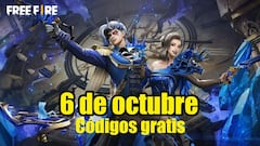 Códigos Free Fire de hoy 6 de octubre de 2021; todas las recompensas gratis