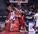 España - Francia: resumen y resultado, amistoso (67-75)