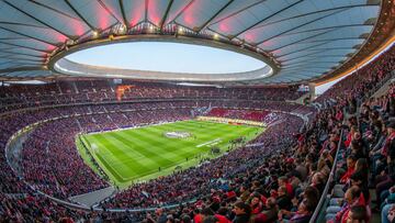 Wanda Metropolitano, estadio del Atl&eacute;tico de Madrid.