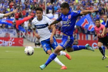 Universidad de Chile y Universidad Católica se miden por la 13a fecha del Apertura.