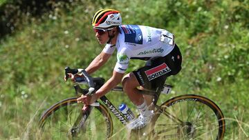 Remco Evenepoel perdi¨® m¨¢s de xx minutos en la etapa.