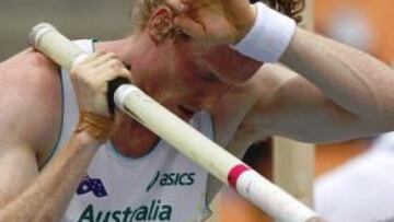 Hooker quedó eliminado en la calificación y no estará en al final de pértiga.