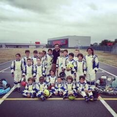 Los 34 años del maestro Alonso en su kárting asturiano