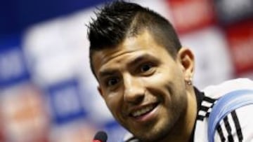 Agüero: "Nos sirve que Alemania se lleve toda la presión"