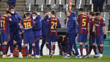 Koeman apretará a la plantilla en el tramo final de la temporada