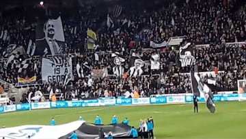 Rafa Benítez immortalised in Newcastle United banner