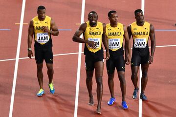 Lesión de Usain Bolt en el 4X100.