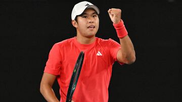 Tien caused an upset at the Australian Open on Thursday, dumping out No. 5 seed Daniil Medvedev in a five-set thriller.