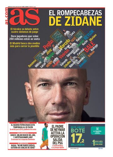 Las portadas de AS de junio