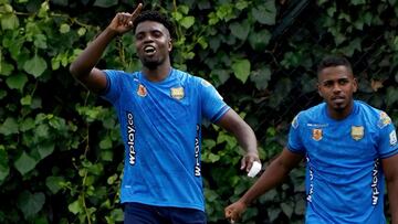 Águilas Doradas se llevó la victoria en condición de visitante ante Equidad 0-1 con un gran gol de Marco Pérez que recibió un pase magistral de Marrugo