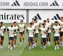 Las fotos del último entrenamiento del Real Madrid antes del debut liguero