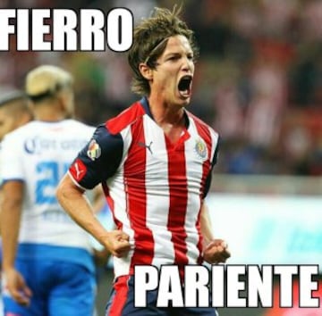 Chivas remonta gracias a Campestrini y los memes no se detienen