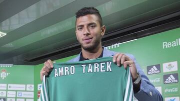 Amro Tarek, el d&iacute;a de su presentaci&oacute;n