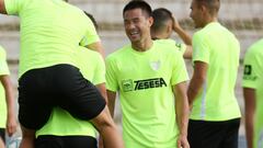Okazaki firma por el Huesca por una temporada más otra opcional