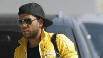 <b>QUEJAS. </b>Alves habló del racismo en los campo de fútbol de España.