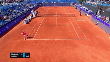 La bochornosa escena de Djokovic a dos días de Roland Garros