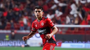 Gilberto Mora of Tijuana during the 1st round match between Tijuana vs Queretaro as part of the Liga BBVA MX, Torneo Apertura 2025 at Caliente Stadium, on July 11, 2025 in Tijuana, Baja California, Mexico